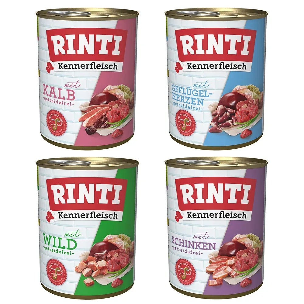 RINTI Kennerfleisch Mix 12 x 800 g - Mixpaket 2