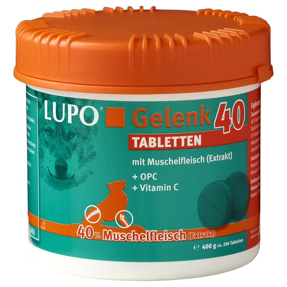 LUPO Gelenk 40 Tabletten - 2 x 400 g (ca 400 Tabletten)