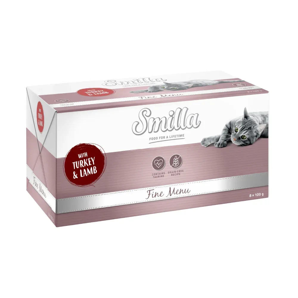 Smilla Fine Menu 8 x 100 g - Pute & Lamm