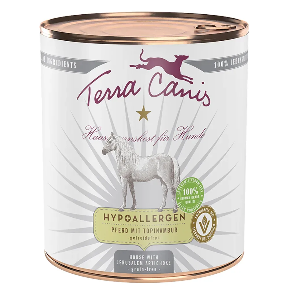 Terra Canis Hypoallergen 6 x 800 g - Känguru mit Pastinake