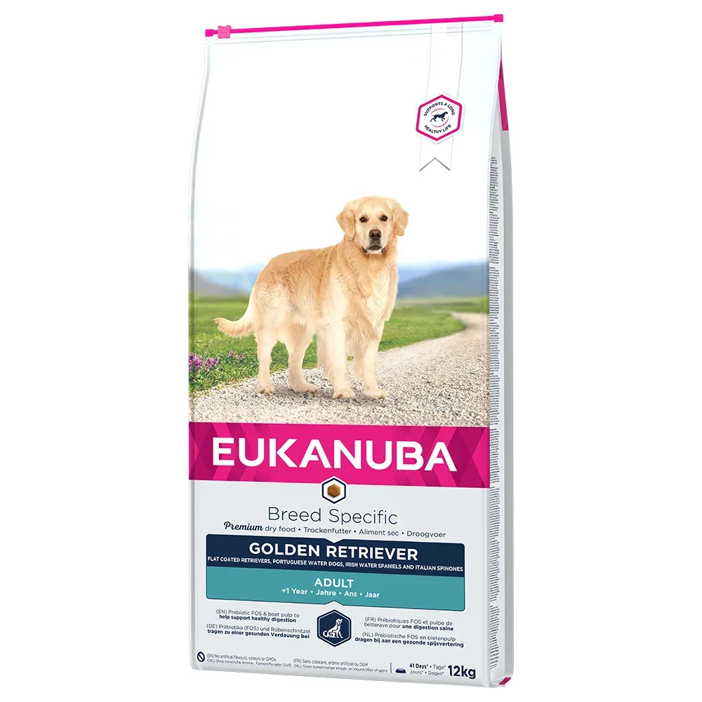 Eukanuba Adult Breed Specific Golden Retriever - Sparpaket: 2 x 12 kg