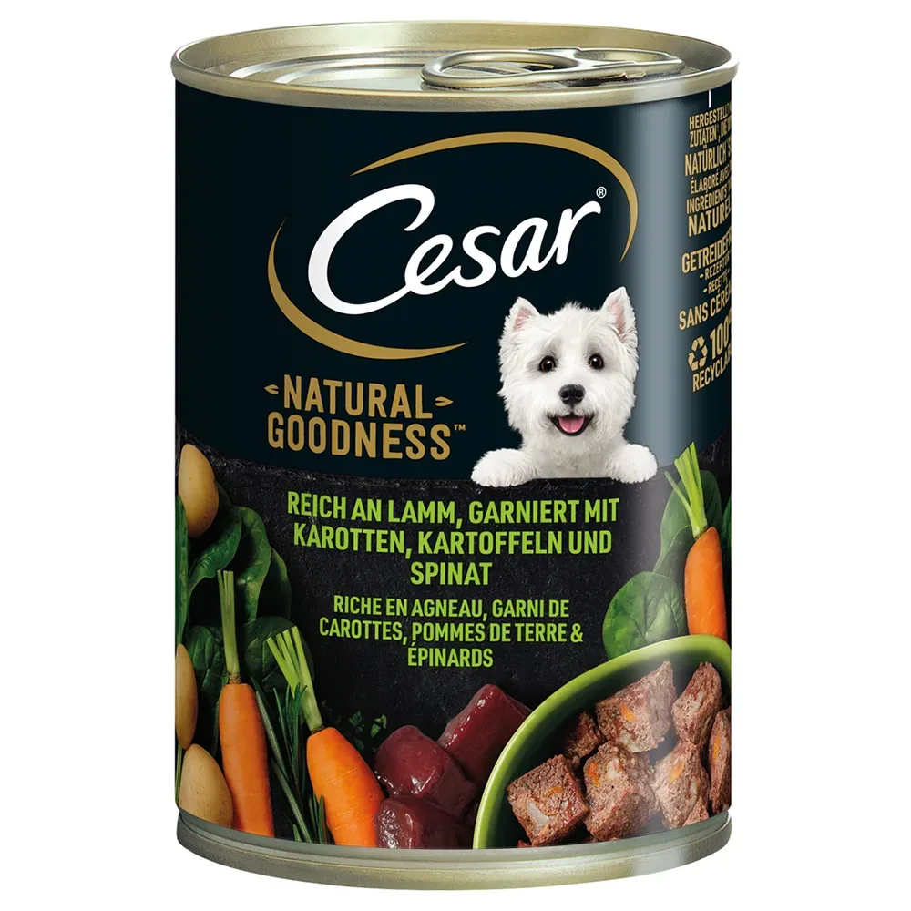 Cesar Natural Goodness - Lamm (48 x 400 g)