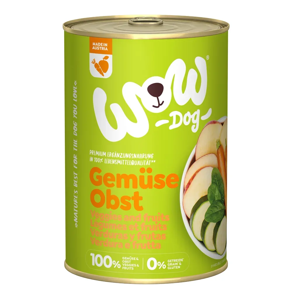 Sparpaket WOW Pur 24 x 400 g - 100% Gemüse & Obst