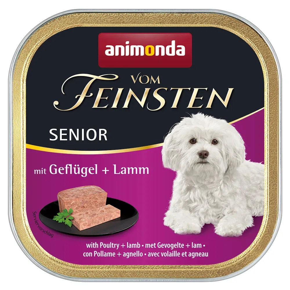 Sparpaket animonda vom Feinsten 48 x 150 g - Senior: Geflügel & Lamm