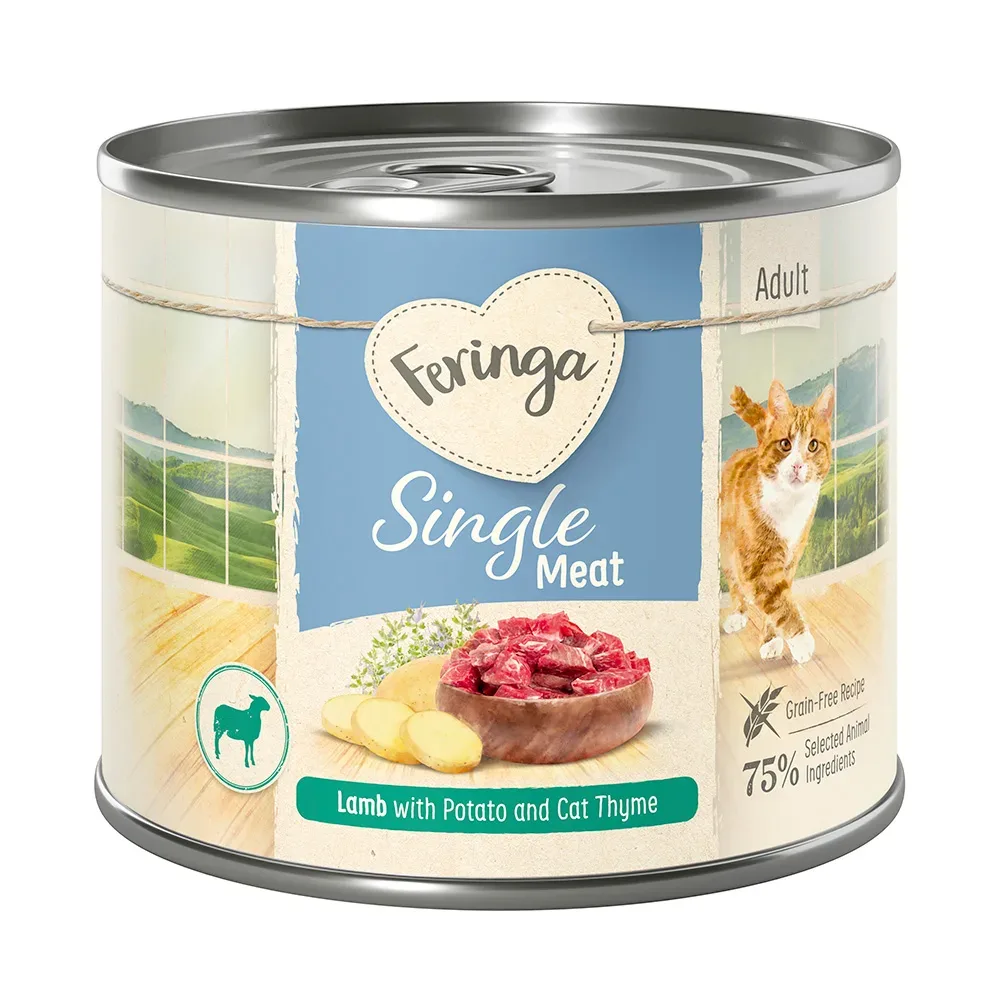 Feringa Single Meat Menü 6 x 200 g - Lamm mit Kartoffel & Katzengamander