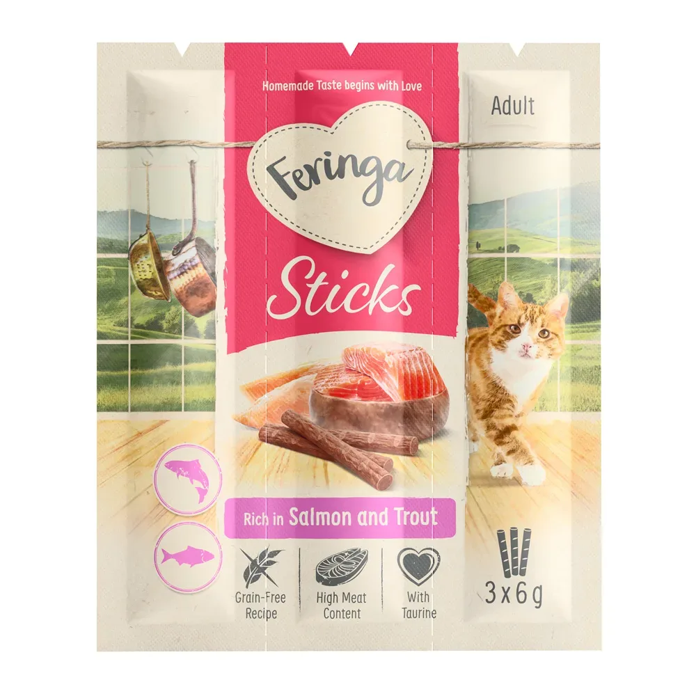 Feringa Sticks Lachs & Forelle - 3 x 6 g