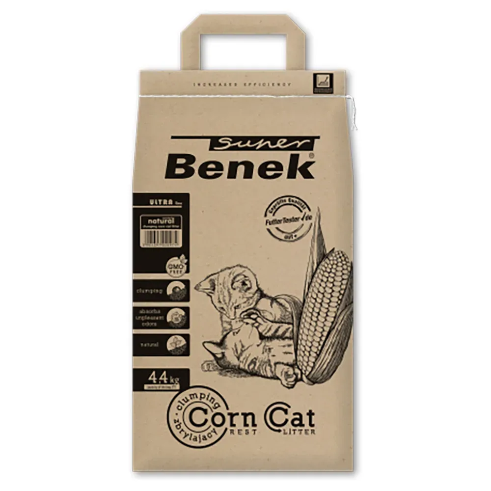 Super Benek Corn Cat Ultra Natural - 35 l (ca. 22 kg)