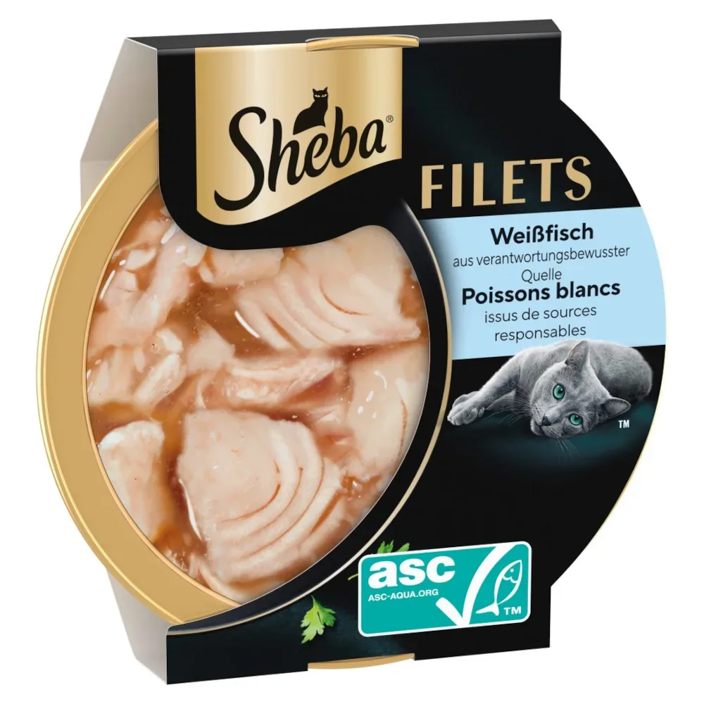 SHEBA -  Filets Huhn mit nachhaltigem Thunfisch 1x60g, 60g