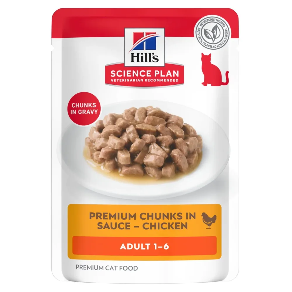 Hill's Science Plan Adult - Sparpaket: Huhn (48 x 85 g)
