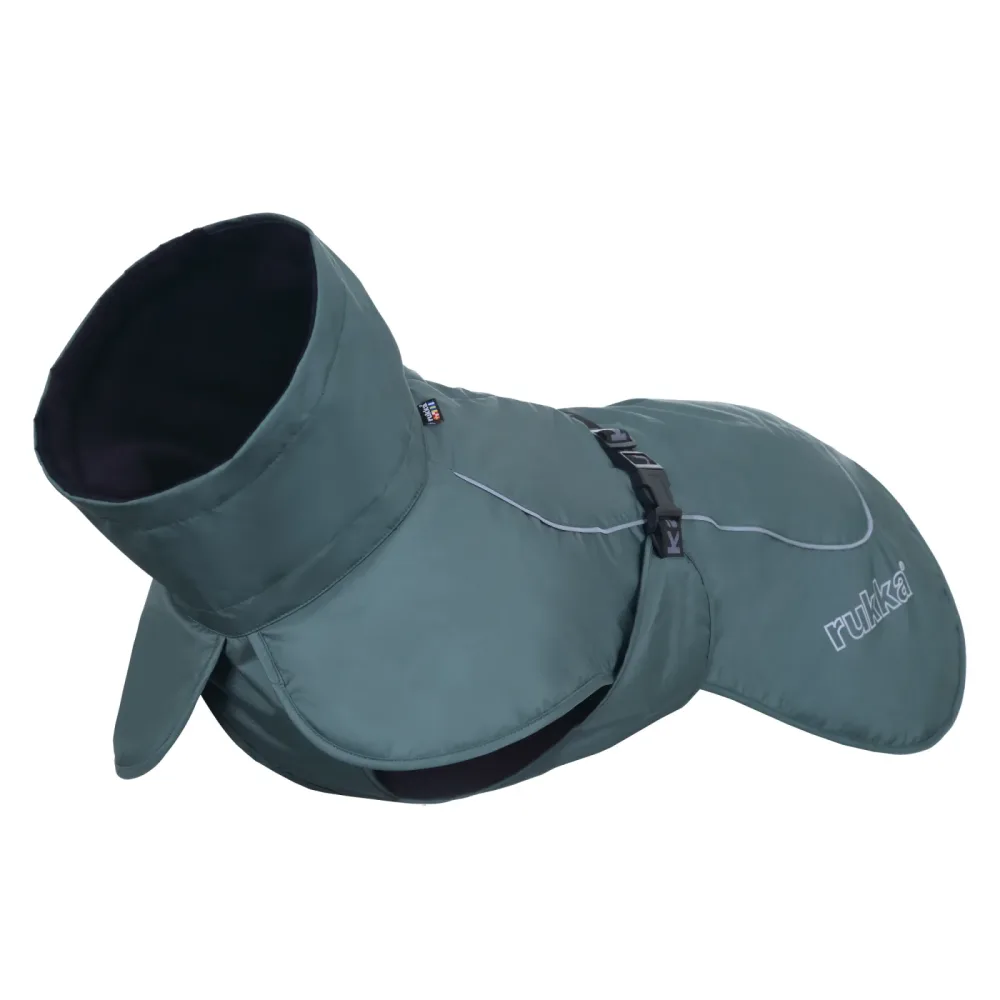 Rukka Hundemantel Stormy, dunkles Agave - ca. 55 cm Rückenlänge