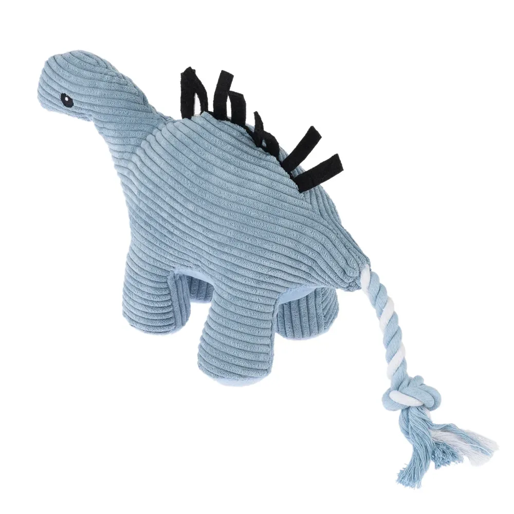 TIAKI Hundespielzeug Stegosaurus - L 40 x B 11 x H 19 cm