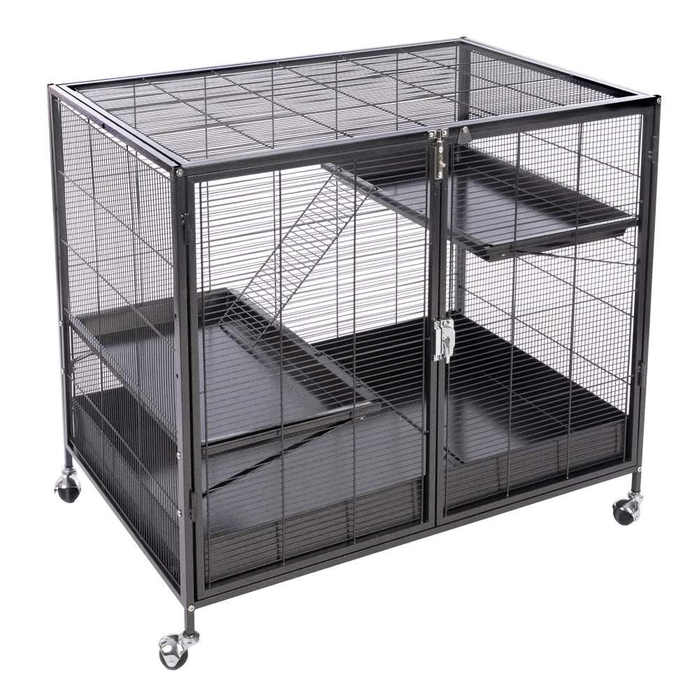 TIAKI Kleintierkäfig Étagère - Hauptkäfig: L 93,5 x B 63 x H 84 cm