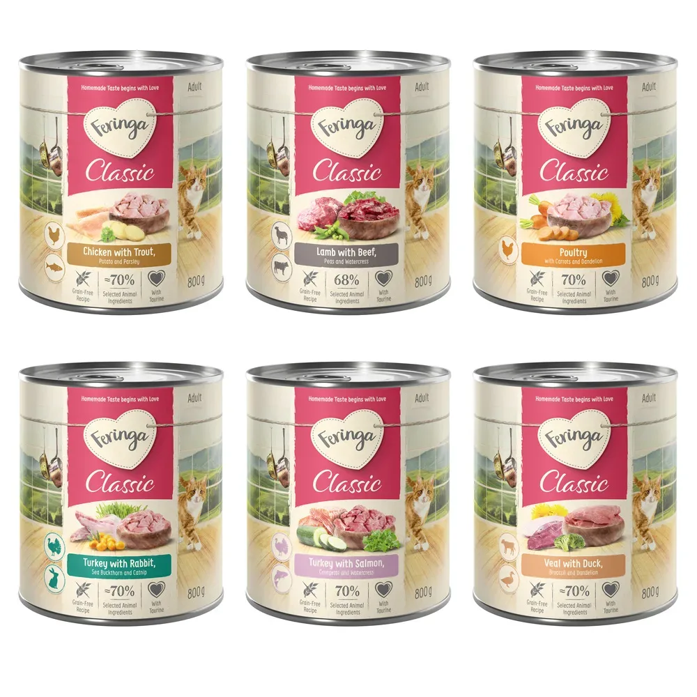 Feringa Classic Meat Menü 6 x 800 g - Mixpaket 1 (6 Sorten)