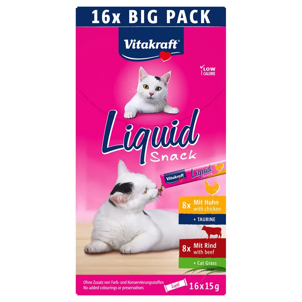 Vitakraft Liquid Snack Mega Pack 48x15g MSC
