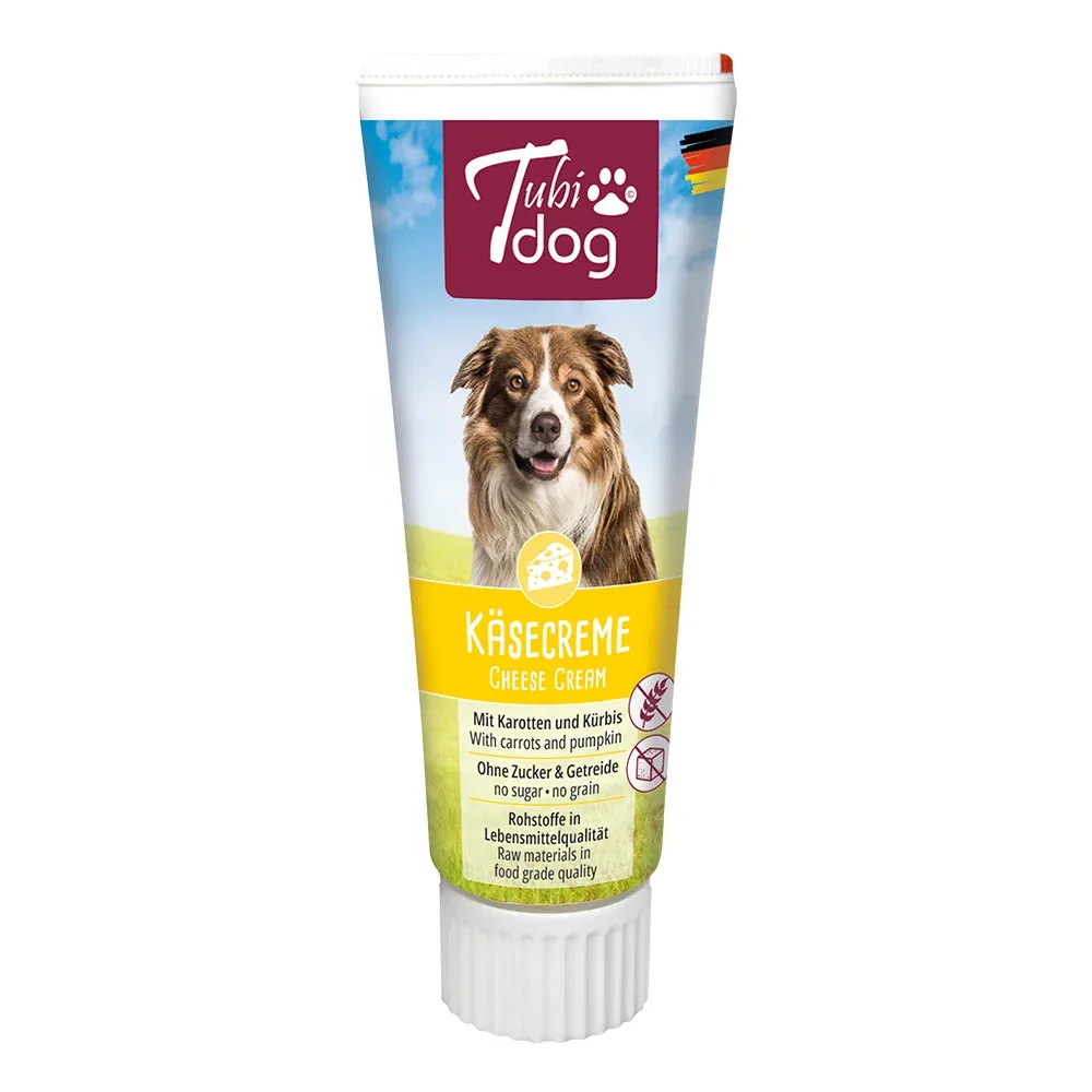 Tubidog Käsecreme mit Karotten & Kürbis - Sparpaket: 3 x 75 g