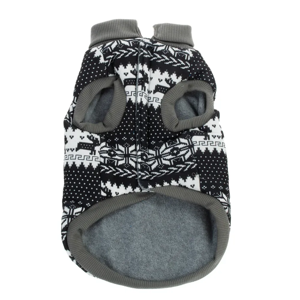 Hundepullover mit Norwegermuster - ca. 45 cm Rückenlänge (Grösse XXL)