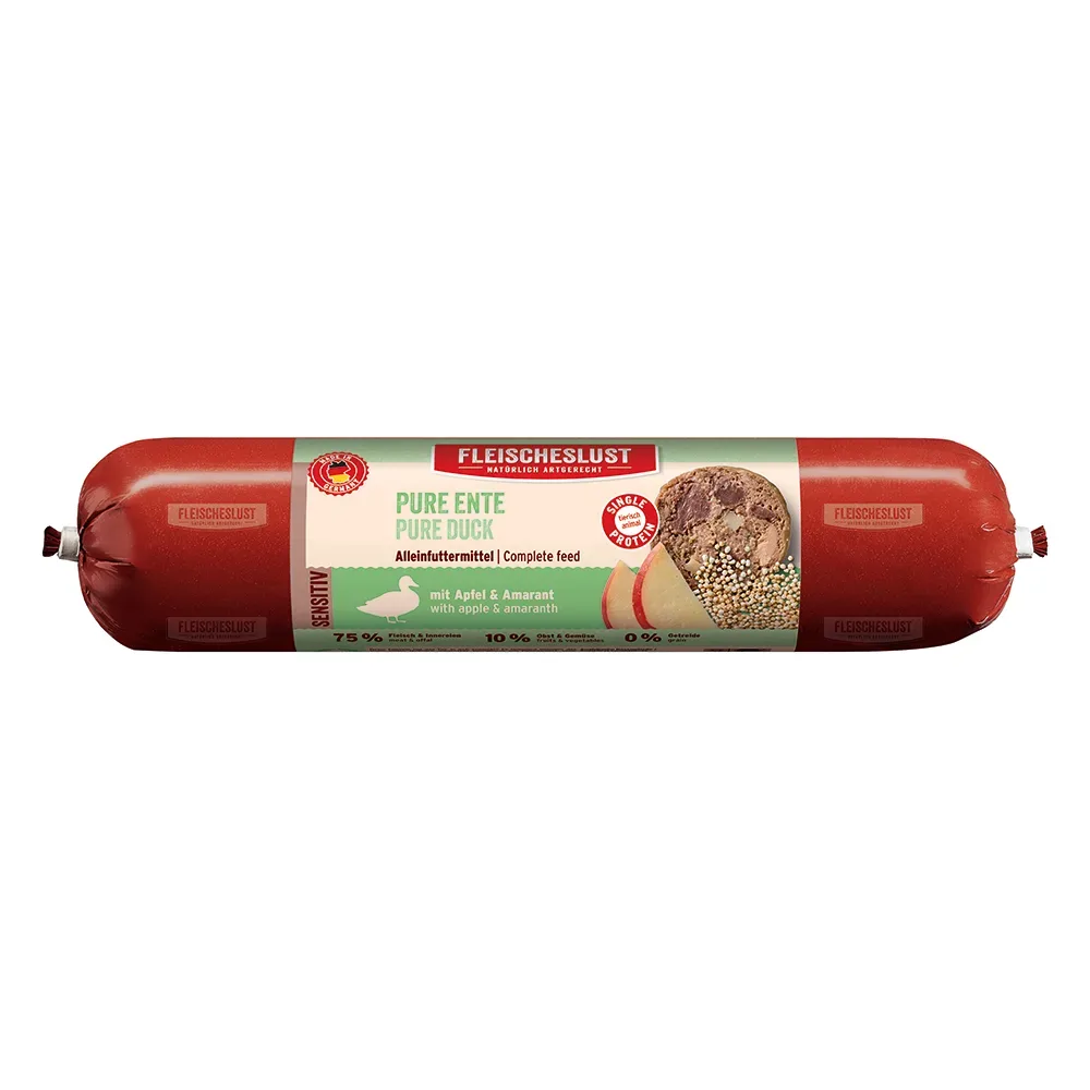 Sparpaket Fleischeslust Sensitive 12 x 800 g - Pures Pferd mit Kartoffel