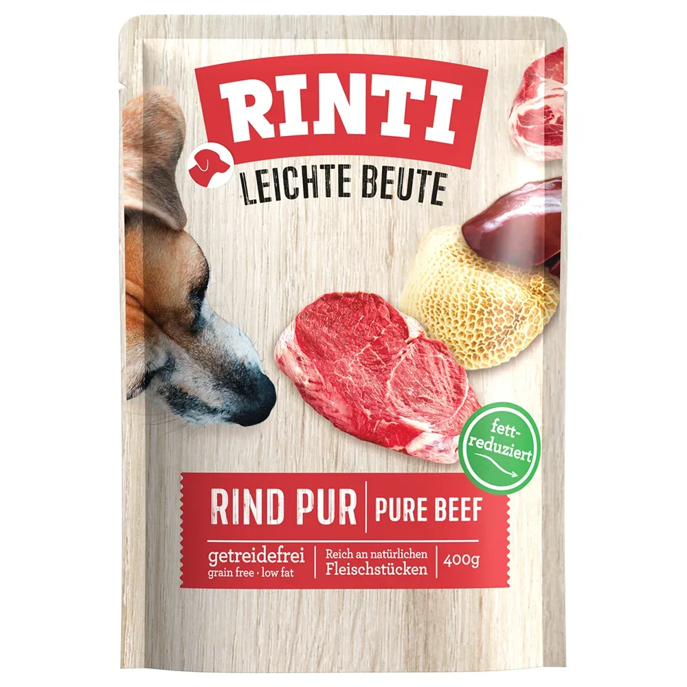 RINTI Leichte Beute 10 x 400 g - Rind Pur & Huhn