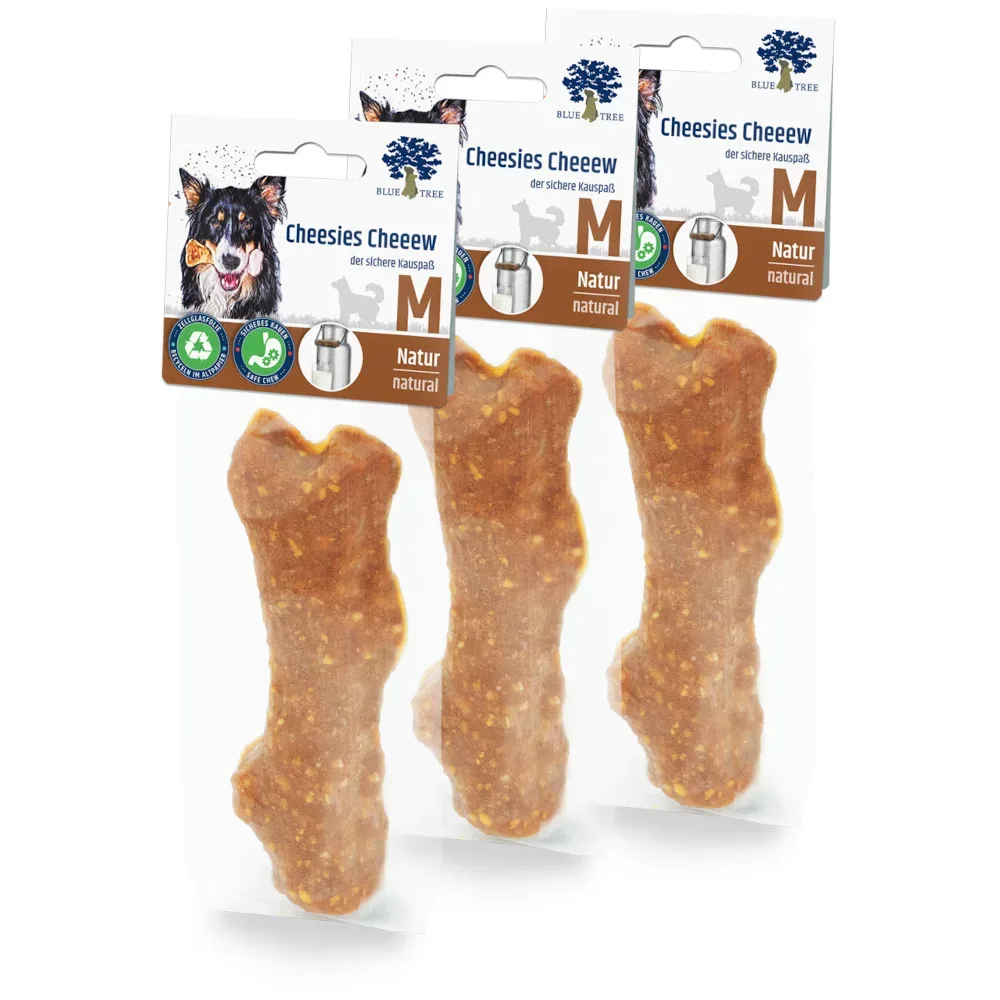 Blue Tree Cheesie Cheeew Natur - Grösse M: 3 x 50 g (3 Stück)