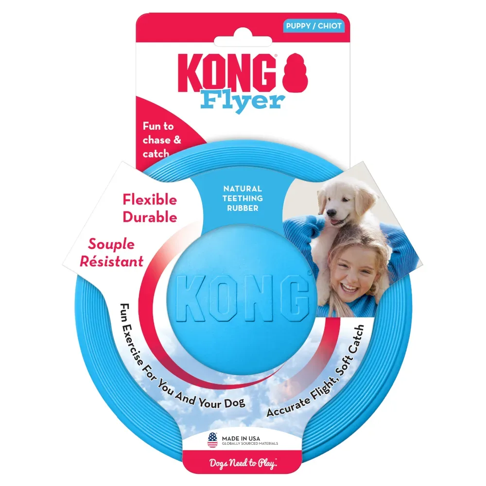 KONG Puppy Flyer - Grösse S: ca. Ø 18 x H 2 cm