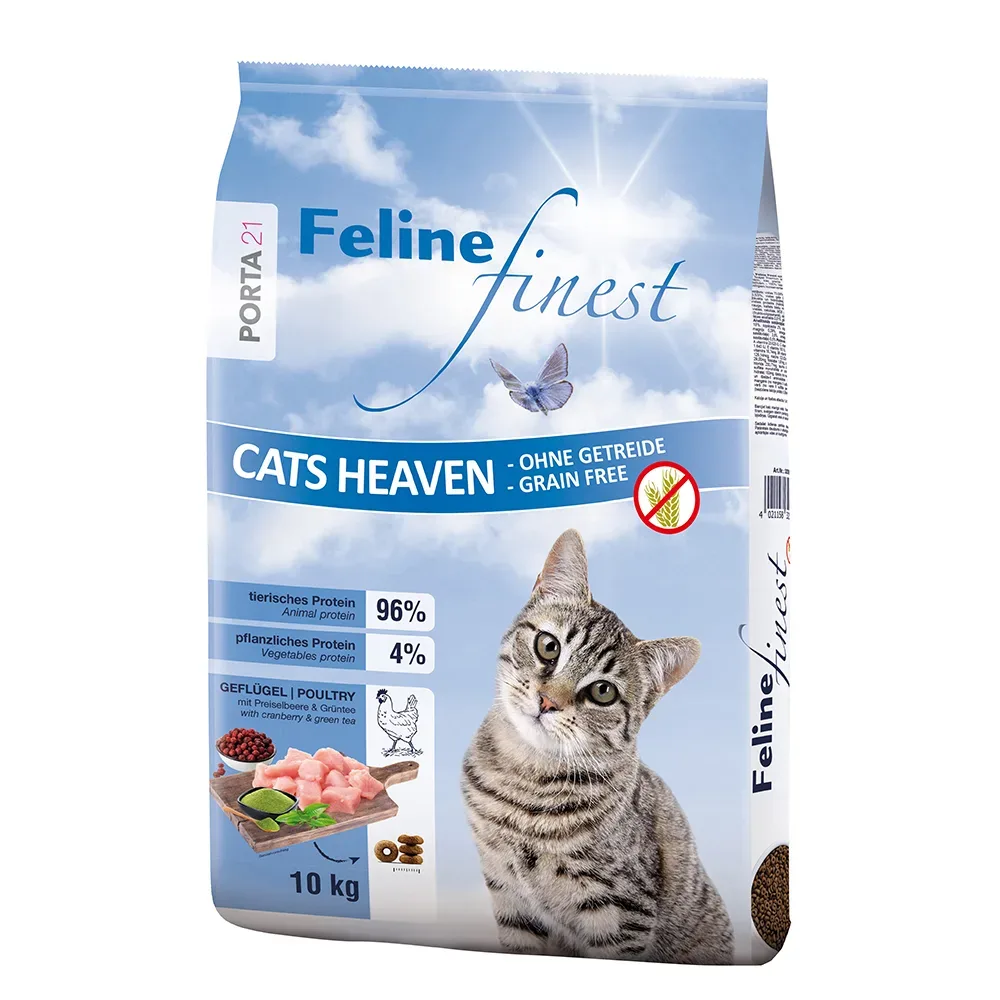 Porta 21 Feline Finest Cats Heaven - Sparpaket: 2 x 10 kg
