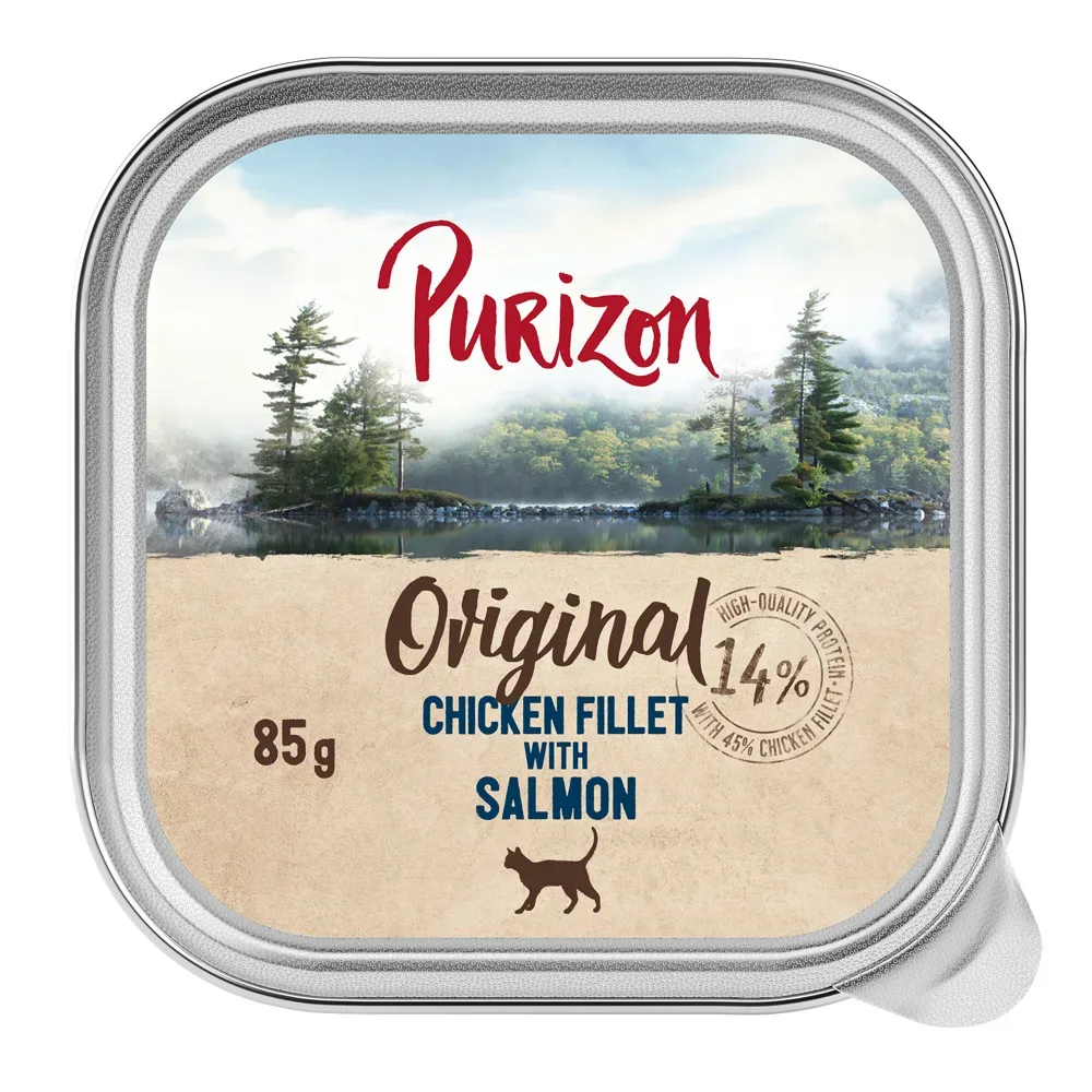 Purizon Original 6 x 85 g - Hühnerfilet mit Lachs