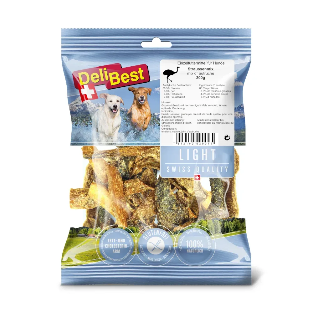 DeliBest Light Straussen-Mix Gourmet Sparpaket: 2 x 200 g