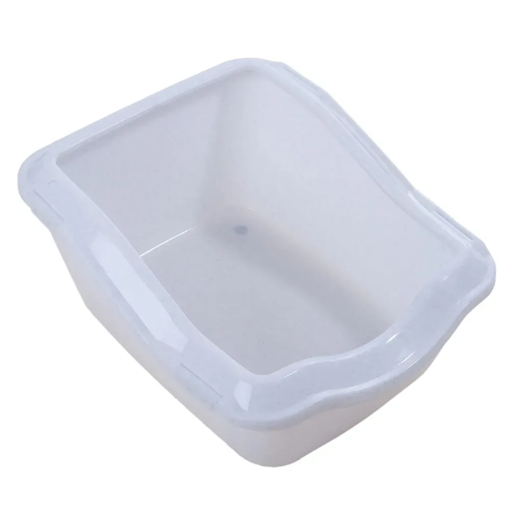 Trixie Cleany Cat Katzentoilette mit Rand - weiss