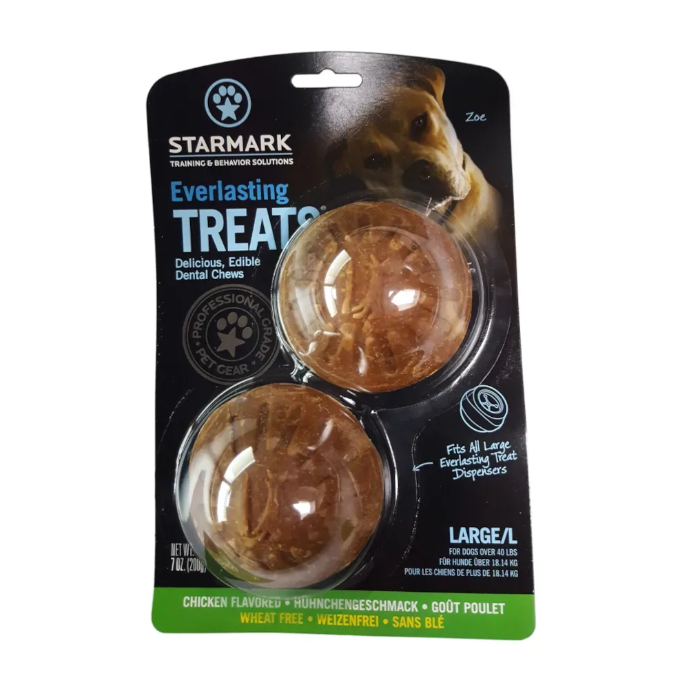 Starmark Everlasting Treat Ball - passend dazu: Everlasting Treats Grösse L (200 g)