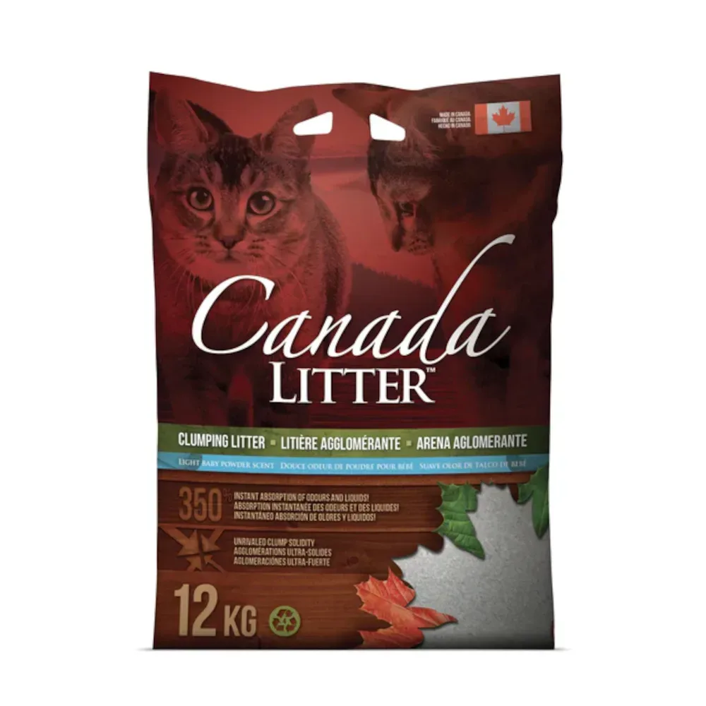Canada Litter mit Babypuderduft - 12 kg