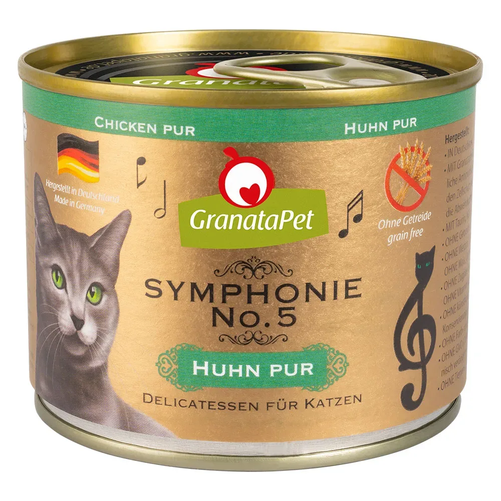Sparpaket GranataPet Symphonie 12 x 200 g - Kalb & Geflügel