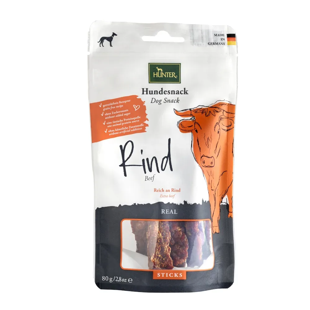 HUNTER Hundesnack Real Sticks 80 g - Huhn