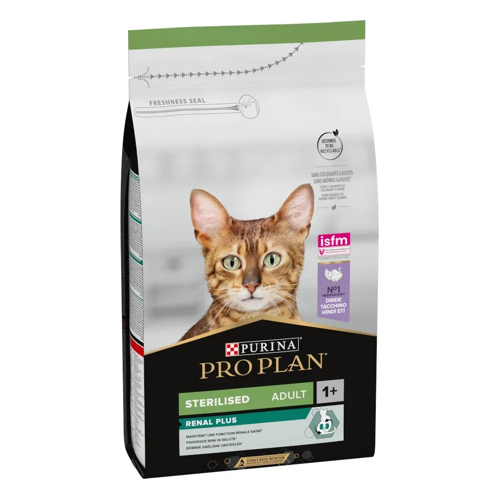 PURINA PRO PLAN Sterilised Adult Renal Plus Truthahn - Sparpaket: 2 x 14 kg