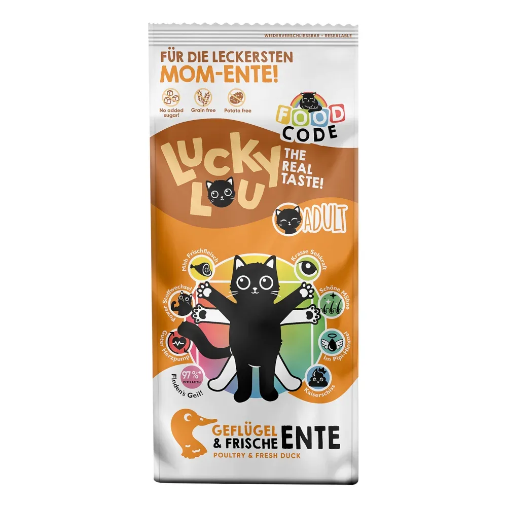 Lucky Lou Adult Geflügel & Ente - Sparpaket: 2 x 3 kg
