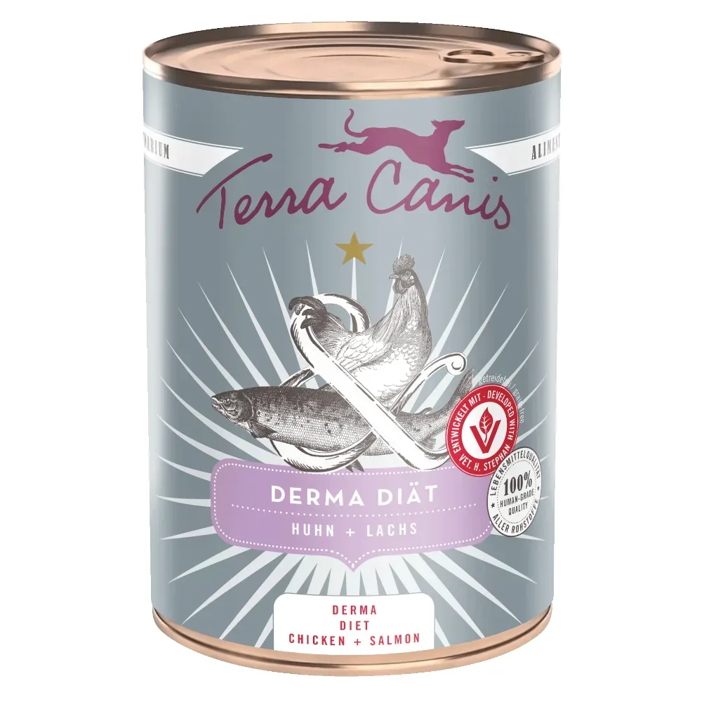 Terra Canis Derma Diet 6 x 400 g - Huhn & Lachs