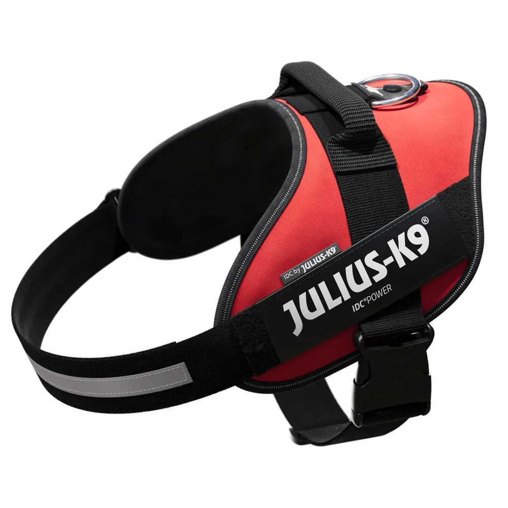 JULIUS-K9 IDC®-Powergeschirr - rot - Grösse XL: Brustumfang 71 - 96 cm