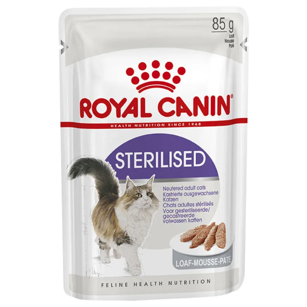 Royal Canin Sterilised Mousse - Sparpaket: 48 x 85 g