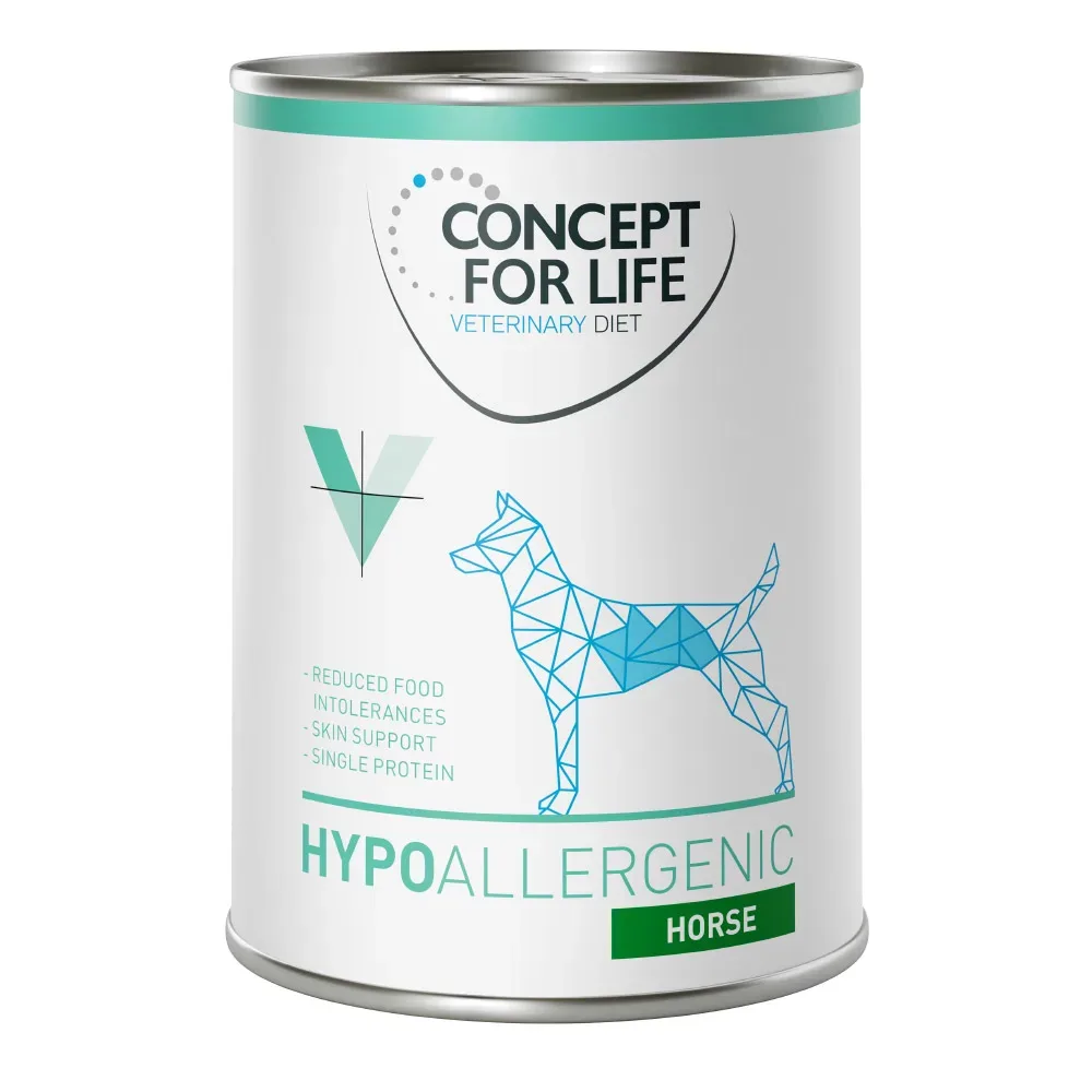 Sparpaket Concept for Life Veterinary Diet 24 x 400 g - Hypoallergenic Pferd