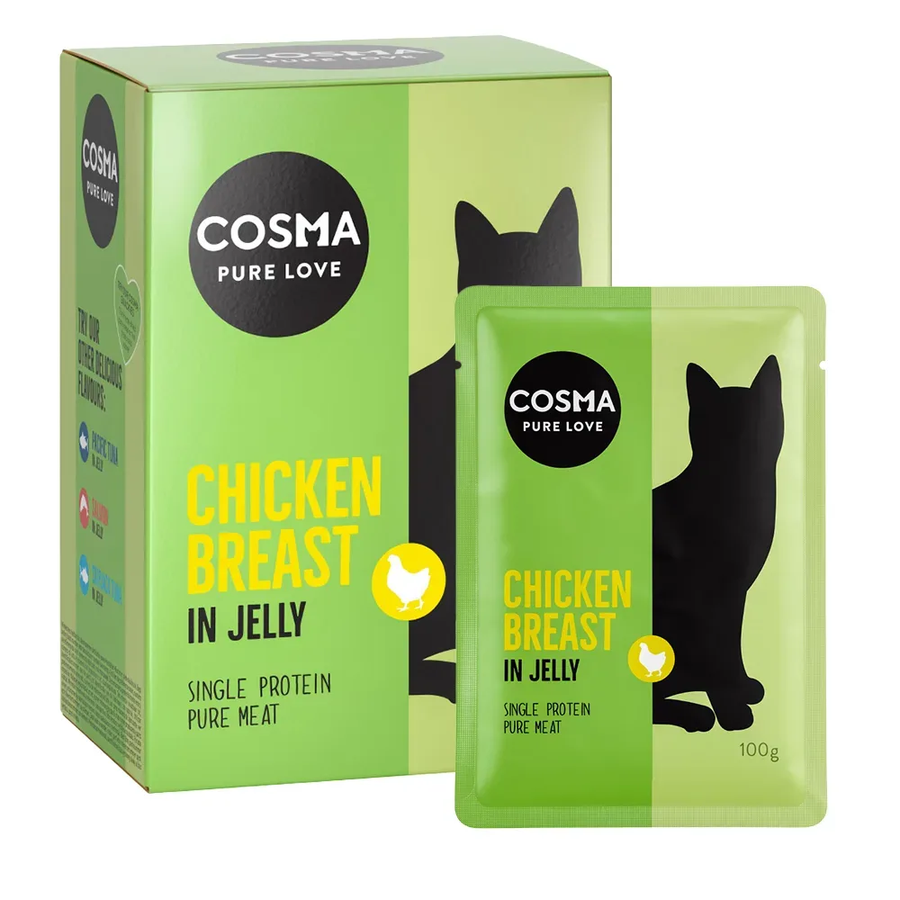 Cosma Original in Jelly Frischebeutel 6 x 100 g - Hühnchenbrust