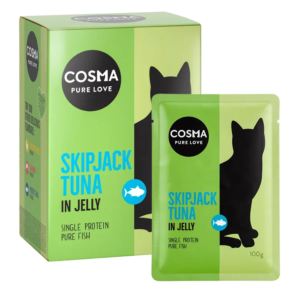 Sparpaket Cosma Original Frischebeutel 24 x 100 g  - Skipjack Thunfisch