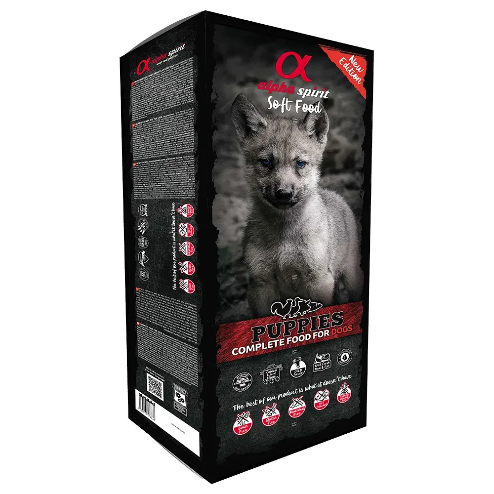alpha spirit Semi-Moist Complete Puppies - Sparpaket: 2 x 9 kg