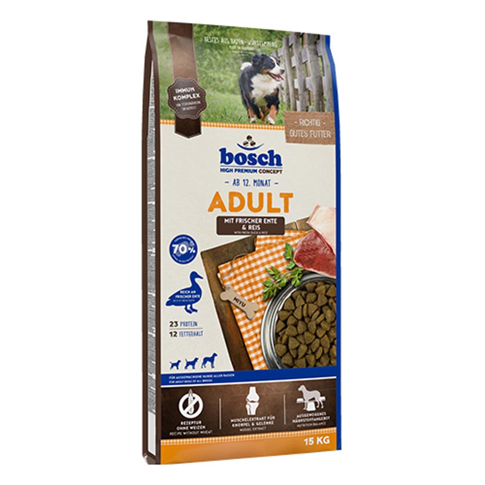 bosch high premium Concept Adult Ente & Reis 15 kg