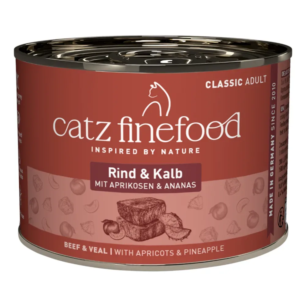 Sparpaket catz finefood 12 x 200 g - Rind & Kalb