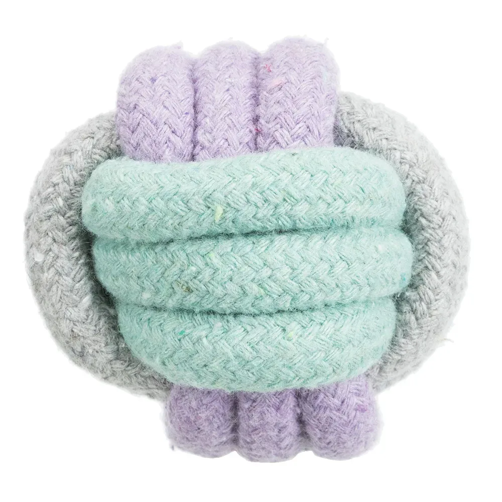 Trixie Junior Knoten-Ball, Tau - Ø 6 cm