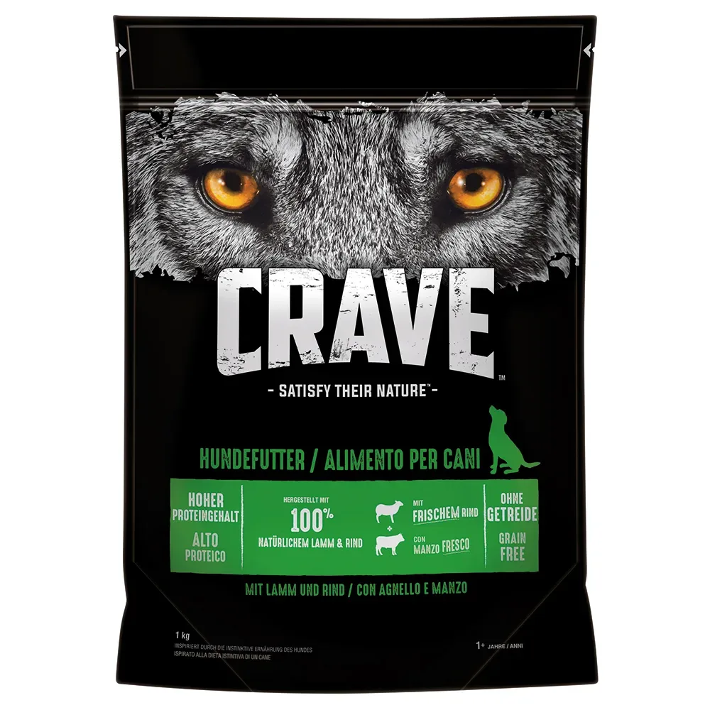 Crave Adult mit Lamm & Rind - Sparpaket: 6 x 1 kg
