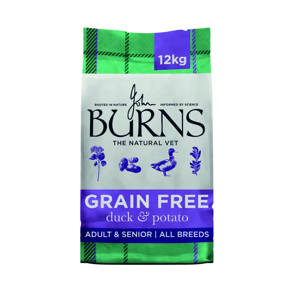 Burns Adult & Senior Sensitive Ente & Kartoffel - Sparpaket: 2 x 12 kg