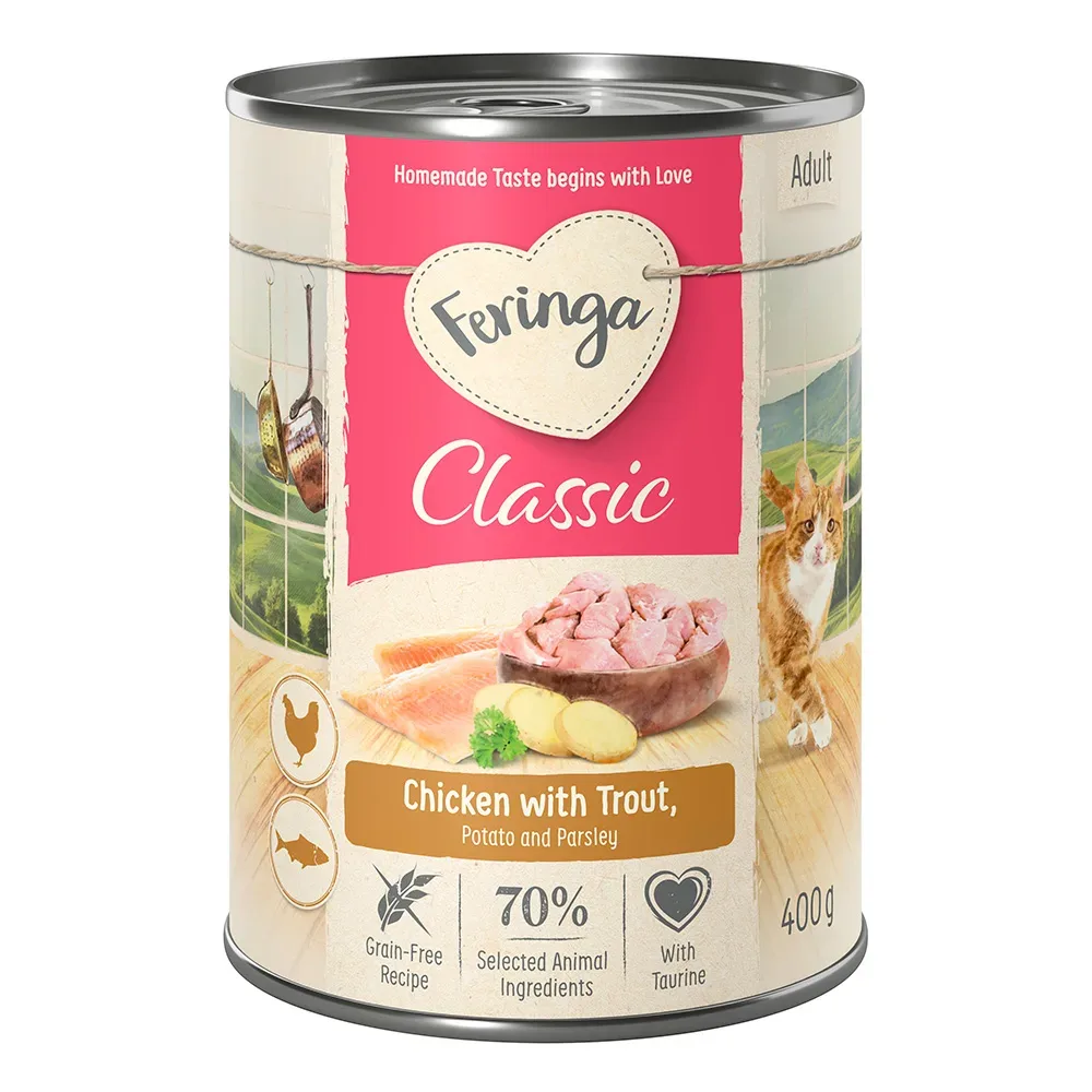 Feringa Classic Meat Menü 6 x 400 g - Huhn & Forelle