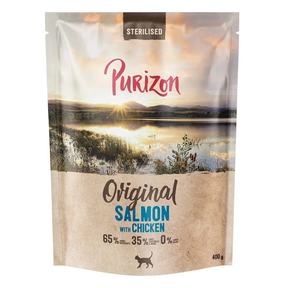 Purizon Sterilised Adult Lachs mit Huhn - getreidefrei - NEU: 400 g