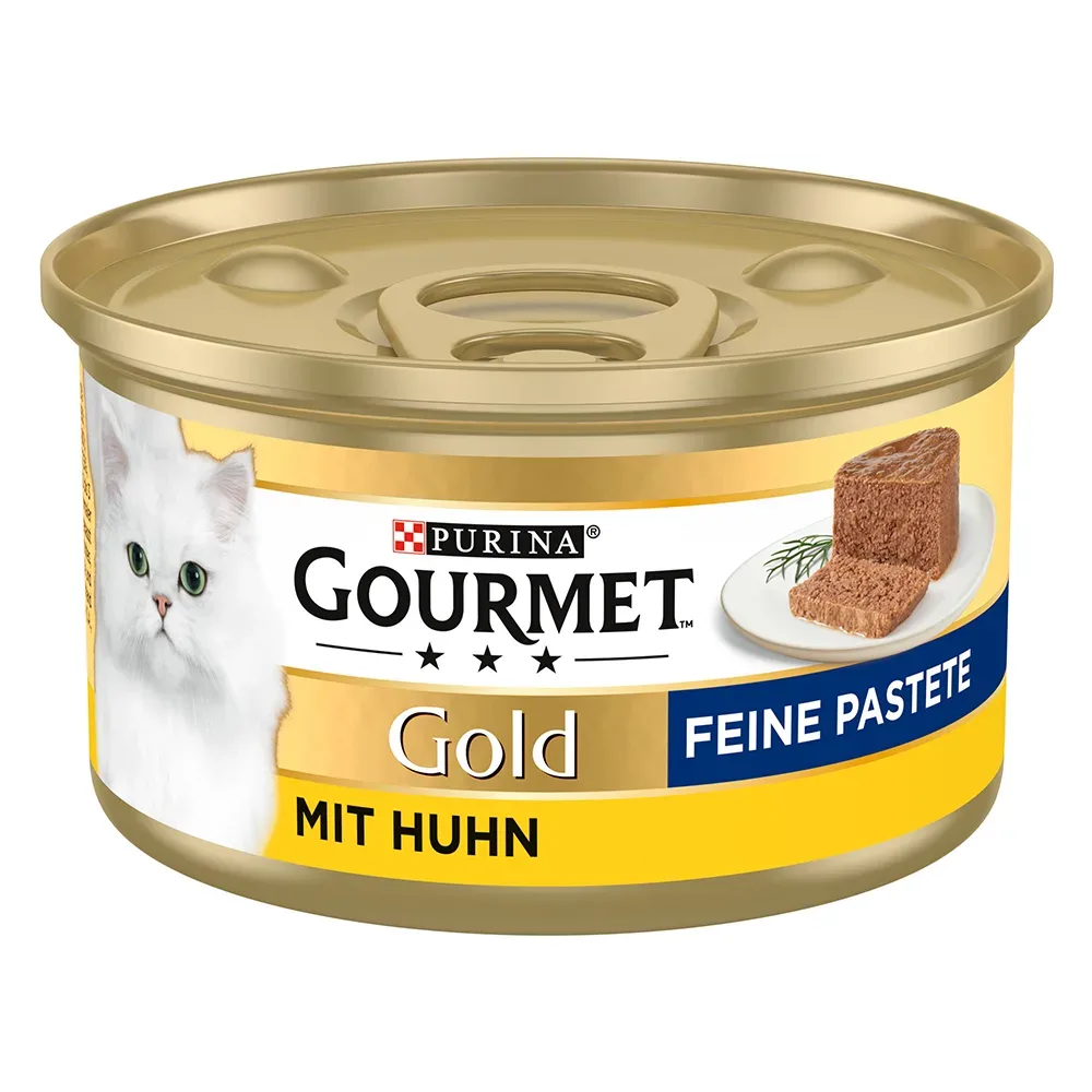Sparpaket Gourmet Gold Feine Pastete 48 x 85 g - Ente & Spinat