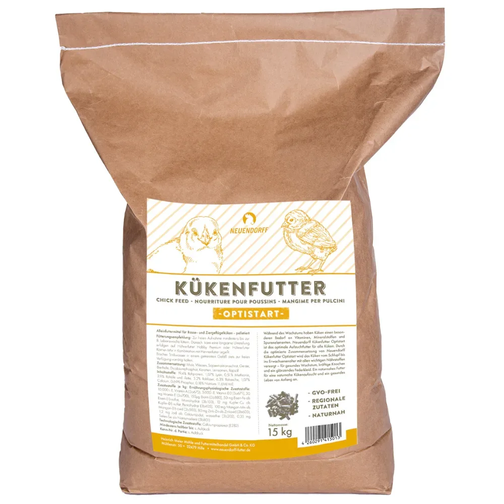 Neuendorff Optistart Premium Hobby Kükenaufzuchtfutter - 15 kg